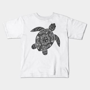 Turtle (Design on Front) Kids T-Shirt